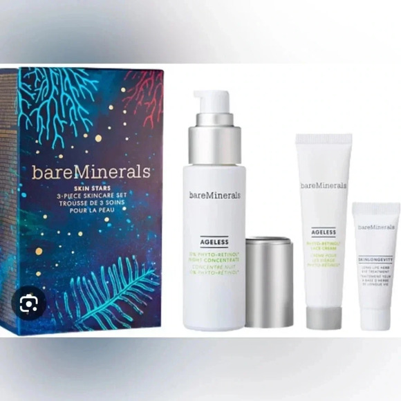Bare Minerals Retinol Skin Stars Trio Set 3-Piece Plant-Based Skincare New - Picture 1 of 4